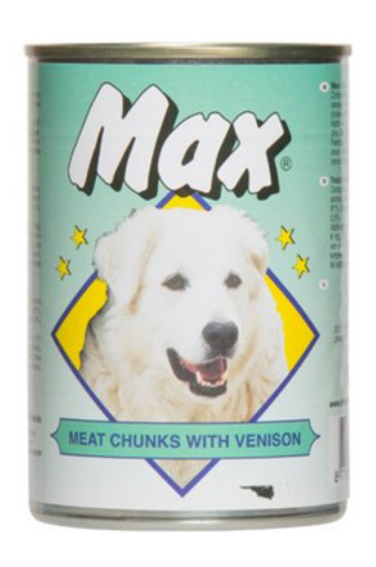 תמונה של Max dog food vension - שימורי מקס - בשר ציד