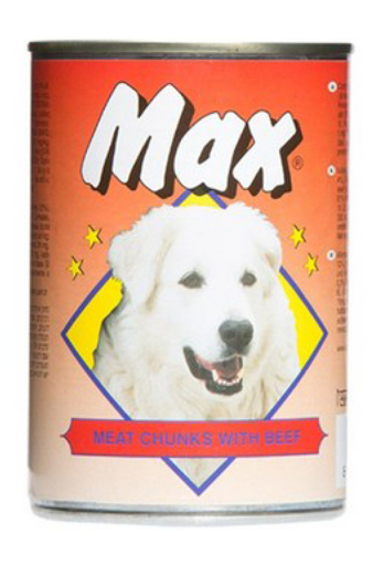 תמונה של Max dog food vension - שימורי מקס - בקר