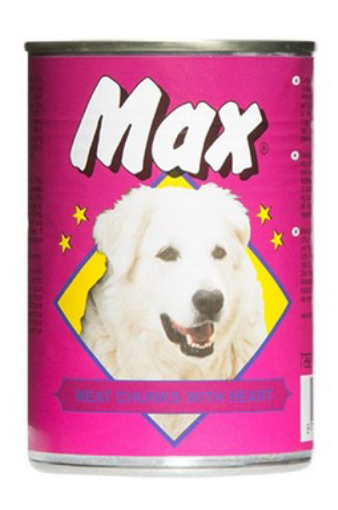 תמונה של Max dog food vension - שימורי מקס - לבבות