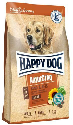 תמונה של הפי דוג נייצ'ר קרוק בקר ואורז- Happy Dog NaturCroq Rind&Reis 15kg