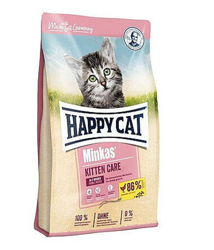 תמונה של הפי קט מינקס מזון לגורי חתולים- Happy Cat Minkas Kitten Care 1.5kg