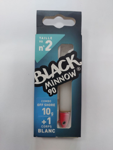 תמונה של דמוי סיליקון לז'ירז'ור 10 גרם BLACK MINNOW