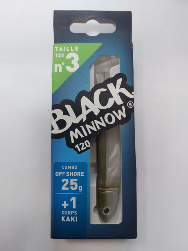 תמונה של דמוי סיליקון לז'ירז'ור 25 גרם BLACK MINNOW