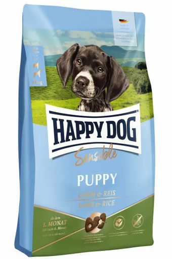 תמונה של הפי דוג לגורים בטעם טלה ואורז 4 ק"ג Happy Dog Sensible Puppy Lamb&Rice