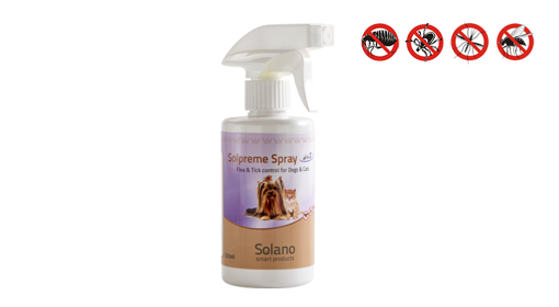 תמונה של ספריי הדברה לכלבים וחתולים Solano Solpreme