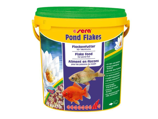 תמונה של מזון לדגי בריכה פונד פלייקס 10 ליטר - pond plakes