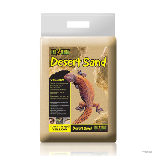 תמונה של חול מדברי צהוב טבעי 4.5 ק"ג Exo-Terra Desert Sand